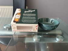 Limited Edition San Miguel Tapas Bowls - New & Boxed Green Food Snack Party