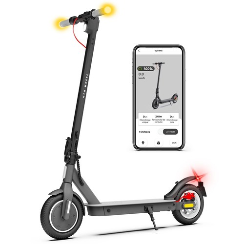 Folding scooter with app - with,