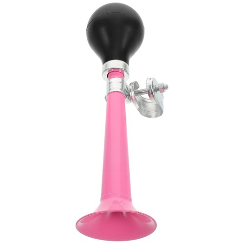 Pink bike horn with metal - with,