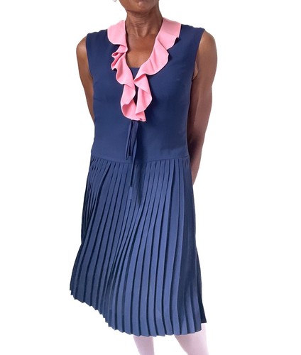 Vintage 1960s drop waist dress - waist,