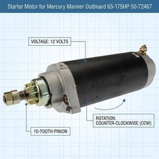 Starter motor for mercury - starter,