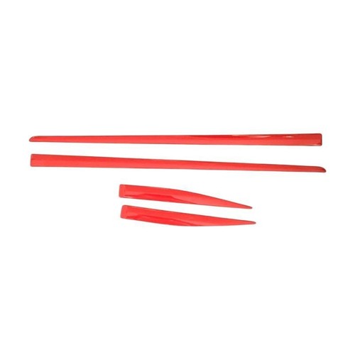 Red side door moulding - ,