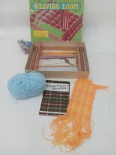 Vintage Spear's Weaving Loom Size 3 with Pattern Book & Accessories
