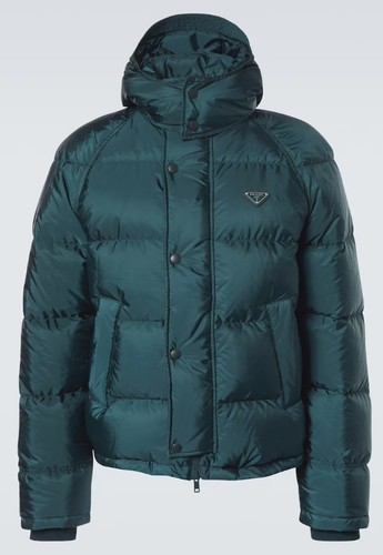 Prada nylon down puffer - re-nylon,