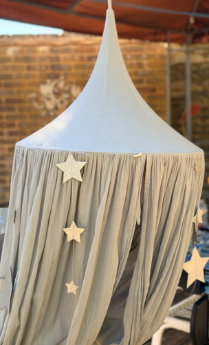 Grey nursery bed canopy once - bed, &