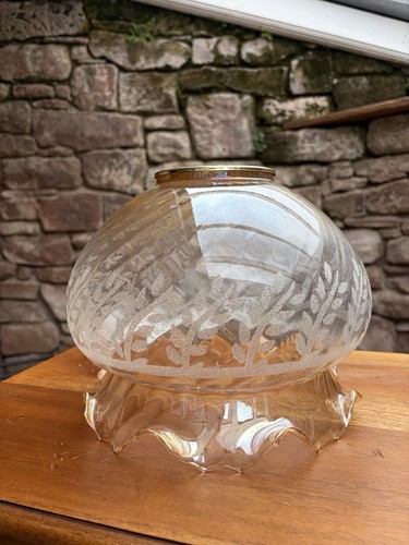 Vintage glass ceiling light - glass,