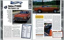 Volvo P1800 - 1960/1970 A Century Of Cars - Hachette Page