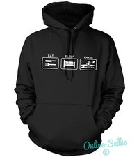 Eat sleep kayak hoodie - sleep,