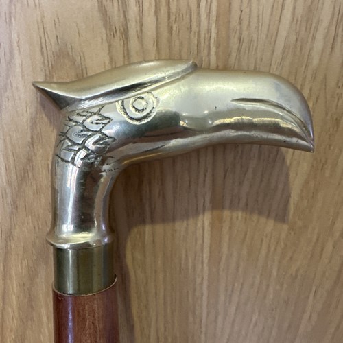 Vintage brass eagle - eagle, head