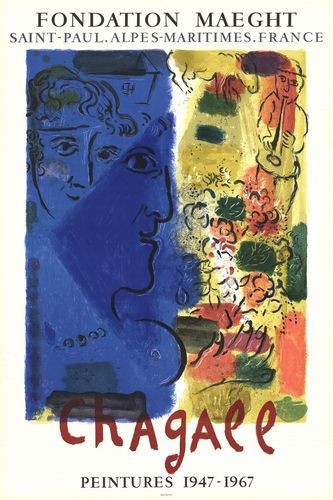 Vintage 1960 chagall saint - chagall,