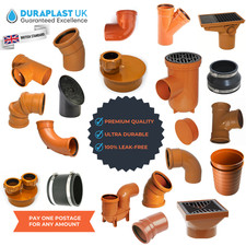110MM Underground Drainage Pipe & Fittings | Bends | Traps | Gully | Chamber