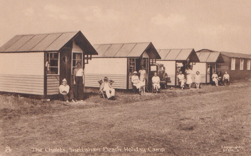 Postcard snettisham beach - postcard,