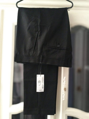 Primark men black trousers - black,