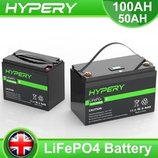 LiFePO4 12V 100Ah 50Ah Lithium