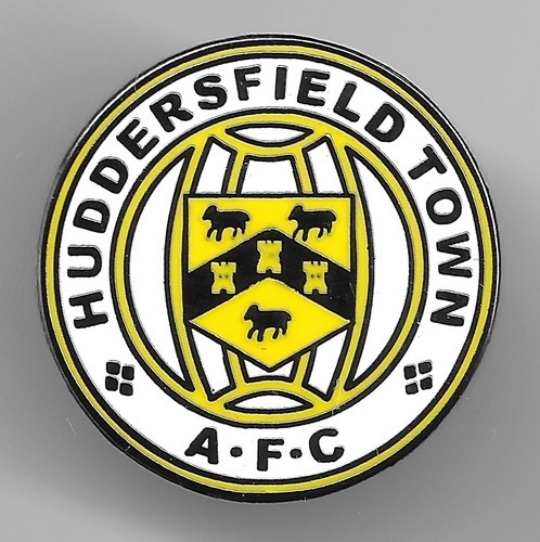 Huddersfield town enamel - huddersfield,