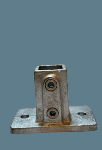 Galvanised square clamps - galvanised,