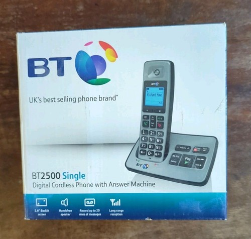 2500 single cordless phone - bt,