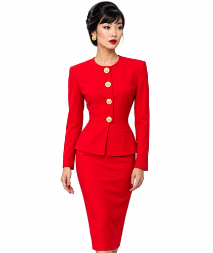 Christian dior red solid - red,