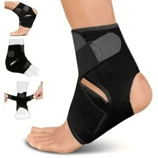 Ankle Support Strap Compression Wrap Bandage Brace Sprain foot Pain Relief UK