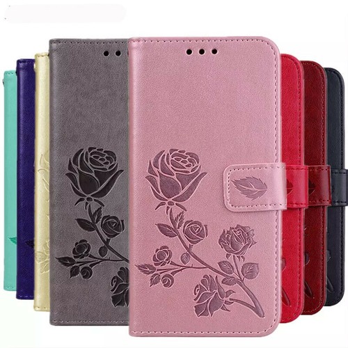 Leather wallet case - leather, for