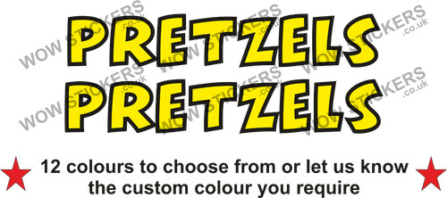 Pretzels stickers street - 2, x
