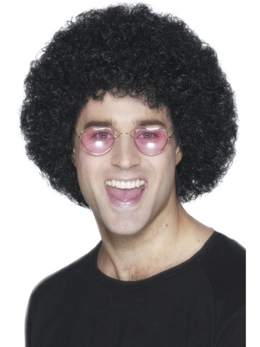 Adults black afro - adults, mens