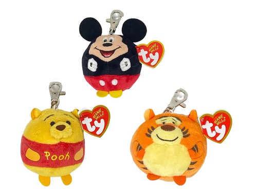 Disney plush key rings - disney,