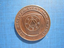 Masonic Token - They Received