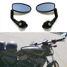 Motorcycle 7/8'' Bar End Side Mirrors For Harley Davidson V Rod Custom Bobber