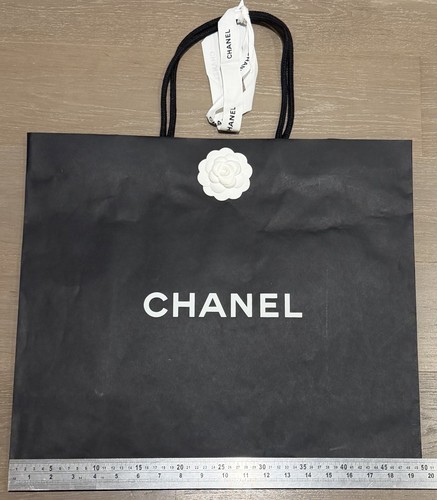 Chanel black paper gift - black, bag
