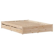 Bed Frame with Drawers Base