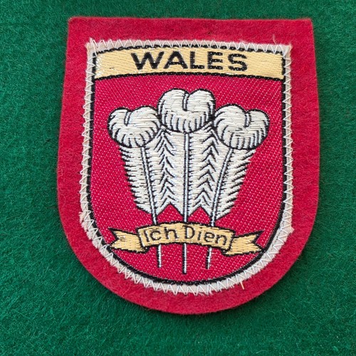 Wales souvenir cloth patch - wales,