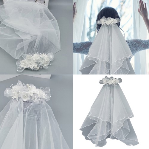 Wedding veil short double - veil,