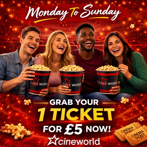 Cineworld cinema tickets - x,