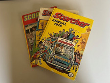 Scorcher Annuals 1972 1975 & 1977 Excellent Condition, Fleetway