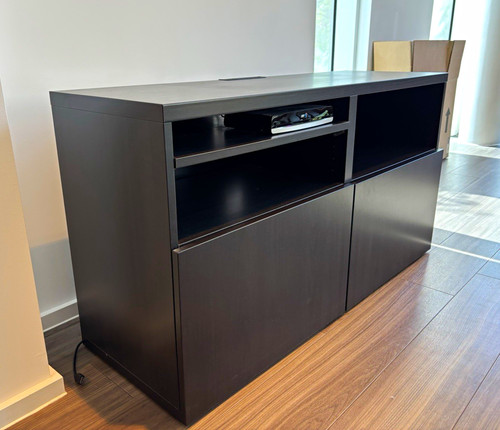 Ikea black door stand - 2-door,