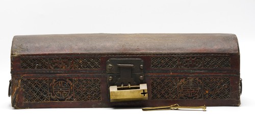 Chinese carved leather - chinese,