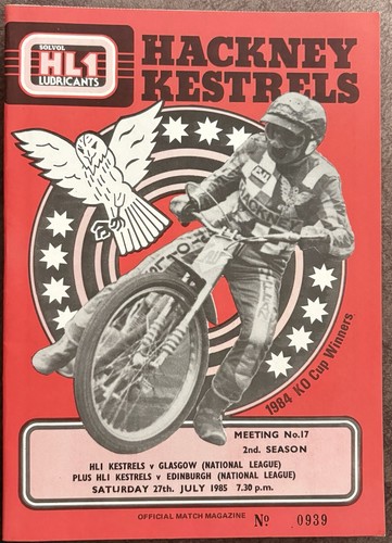 1985 hackney vs - 27/07/1985,