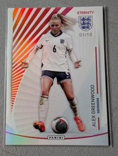 Panini Eternity Lionesses 2025 Alex Greenwood Base Card Red 1/10 Bookend Rare