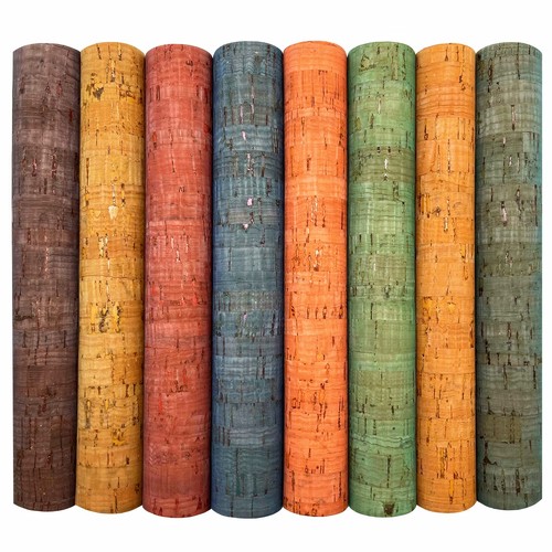 Pcs set colored cork faux - colored,