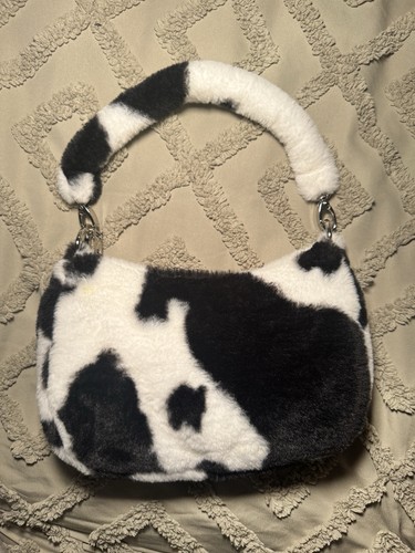 Asos faux fur cow - cow, print