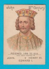 ROYALTY - KING  JOHN  -