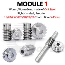 Module 1 Metal Worm Shaft Worm