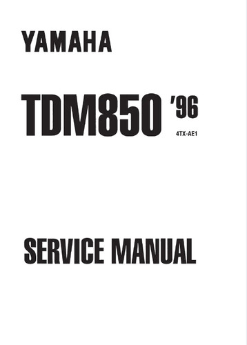 Yamaha tdm850 tdm 850 - tdm850,