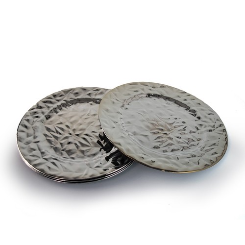 Deluxe silver charger plates - deluxe,