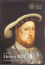 2009 £5 HENRY VIII FIVE POUNDS BRILLIANT UNCIRCULATED COIN PACK  P5453