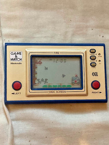 Nintendo game watch fire - watch,