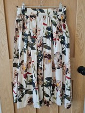 Zara Woman Floral A-Line Midi
