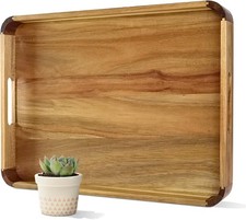 OurMiao - 22-Inch Acacia Wood