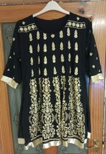 Black & Gold Embroidered